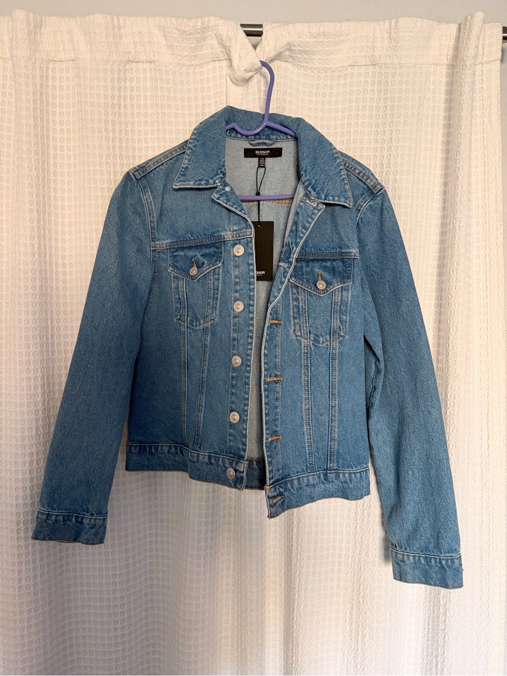 Hudson Jeans Light Blue Denim Trucker Jacket